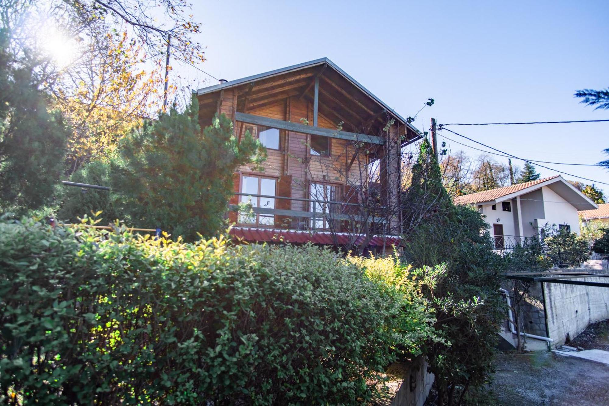 Zeus-Village Οικισμός Φινλανδικών Chalet Με Πισίνες & Γυμναστήριο Molos  Exterior photo