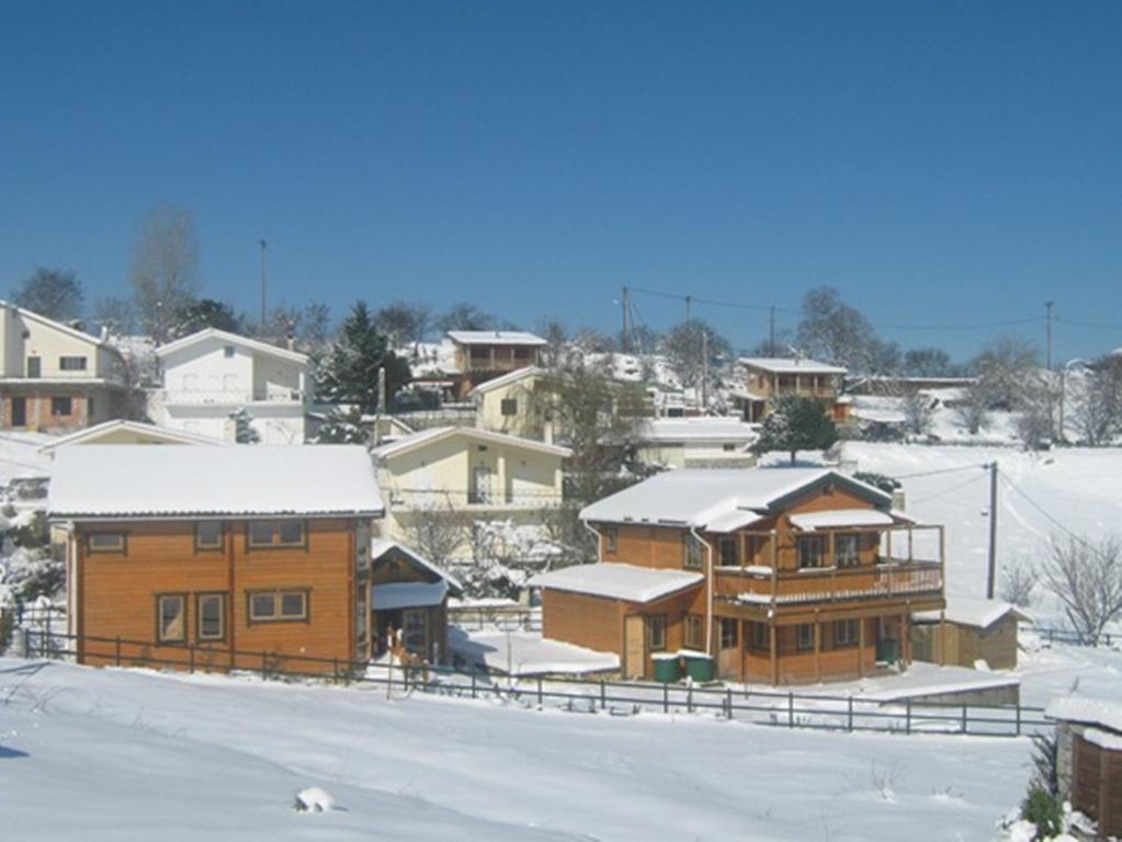 Zeus-Village Οικισμός Φινλανδικών Chalet Με Πισίνες & Γυμναστήριο Molos  Exterior photo